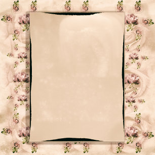 Vintage Rose Wedding Invitation