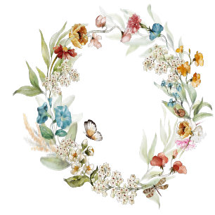 Mini Bottle Baby Shower Floral Drop Mini Wine Label