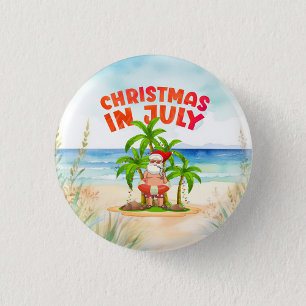 Christmas in July with SANTA CLAUS Save the date  Invitation