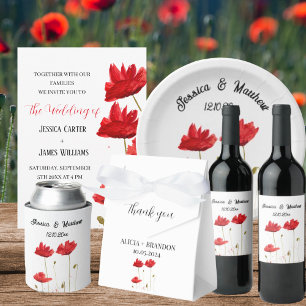 Wildflower Wedding Rustic Country Wild Flowers  Al All In One Invitation