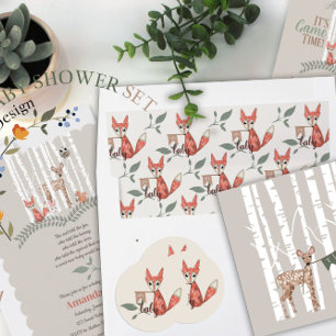 Printable Game! For Woodland Creatures Baby Shower Invitation