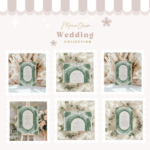 Romantic Forest Scene Save The Date