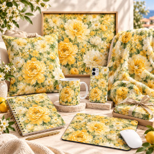 Yellow Wildflower Meadow Cottagecore Floral  Coffee Mug