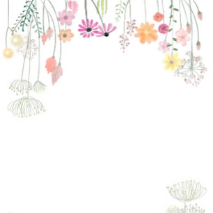 Love in Bloom   Romantic Wildflower Bridal Shower  Invitation