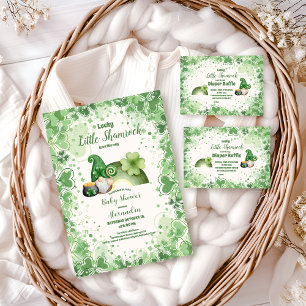 Lucky Little Shamrock Baby Shower Invitation