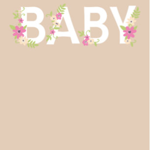 Baby in Bloom Shower Pink Vintage Flowers Girl Invitation