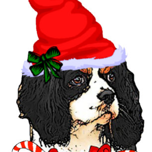 Cavalier King Charles Spaniel Christmas Holiday Card