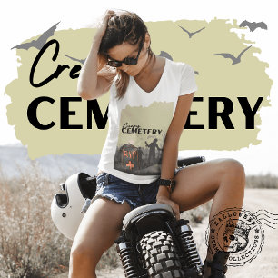 Halloween Stamp Collection "Creepy Cemetery" Laptop Sleeve