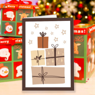 Boho Cosy Christmas Inside Photo Holiday Card