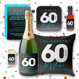 Modern Girly Ice Blue 60 and Sizzling Cushion