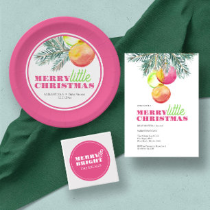 Christmas Baby Shower Invitation