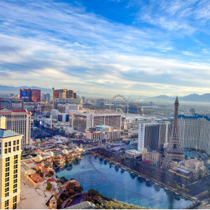 Las Vegas Skyline Wedding Invitation