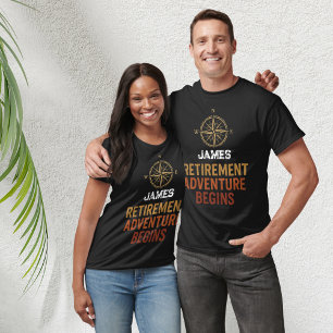 Black And Gold Elegant Retirement  Invitation