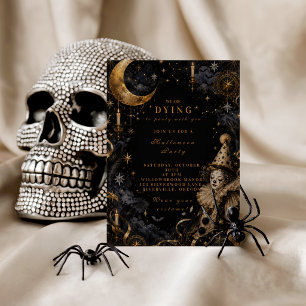Vintage Clown Halloween Party Invitation