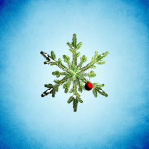 Christmas Snowflake - Stylish Winter Holidays Magnet