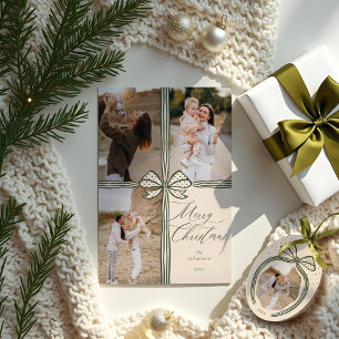 Gold Glitter Whimsical Elegant Christmas Bows  Wrapping Paper