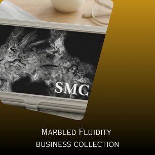 Abstract Marble Smoke Grey Desk Mat