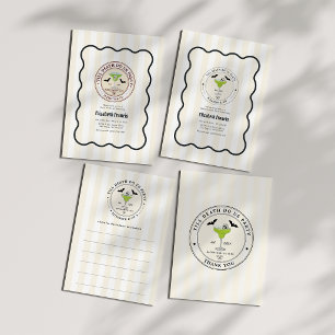 Preppy Till Death Do Us Party Gothic Bachelorette Advice Card