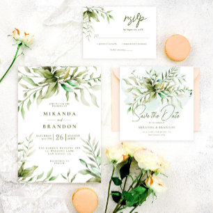 Elegant Sage Green Eucalyptus Foliage Wedding Napkin