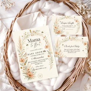 Botanical Mama To Bee Baby Shower Invitation