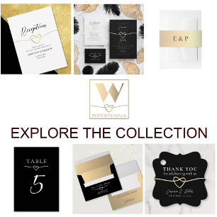 Elegant Black and White Wedding Thank You Classic Round Sticker