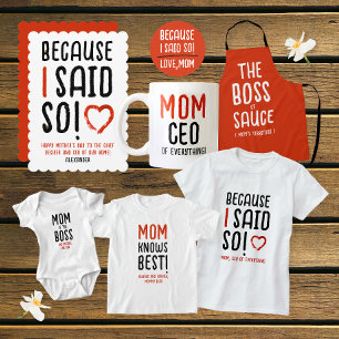 Funny Like Mother Like Daughter Black White Typo Baby Bodysuit