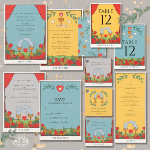 Vintage Tarot Deck Divination Mystical Wedding   Menu