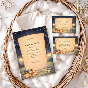 ittle Slugger Baseball Baby Shower Invitation