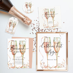 Champagne Bridal Shower Thank You Classic Round Sticker