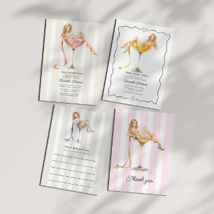 Veuve Before Vows Champagne Bachelorette Weekend Invitation