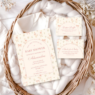 Blush Goose Storybook Diapper Raffle Enclosure Card