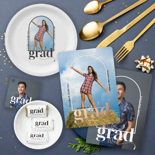 Modern Bold Graduation Invitation Return Address Label