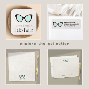 Retro Sunglasses Return Address Label