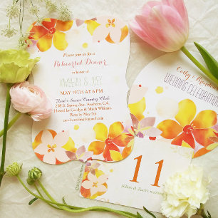 Garden Breeze Watercolor Floral Wedding Invitation