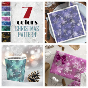 Prettiest Snowflakes Photo Template Red ID846