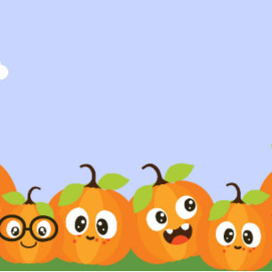 Pumpkin Patch Farm Kids Birthday Invitation
