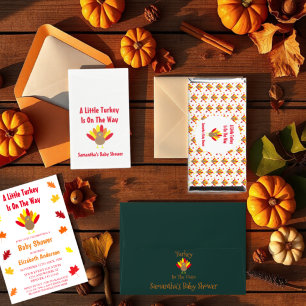 Little Turkey Baby Shower Invitation