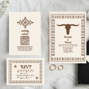 Photo Southwestern Country Ranch Western Wedding Save The Date