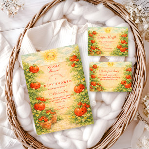 Cottage Garden Tomato Diapper Raffle Enclosure Card