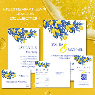 Mediterranean-Lemons-Wedding Registry-Honeymoon Business Card
