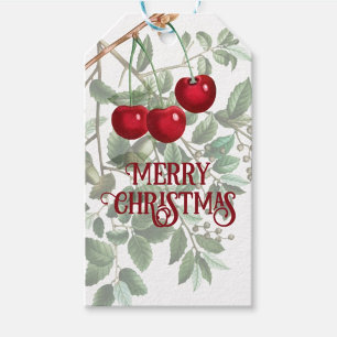 Cherry Christmas - Vintage Christmas Wrapping Paper