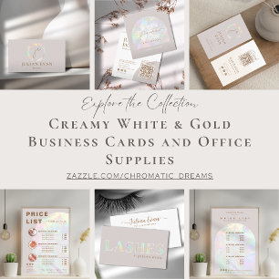 Pastel Watercolor Holographic Blue Return Address Return Address Label