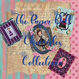 The Violet Paper Doll: A Tale of Plum & Petals Enclosure Card