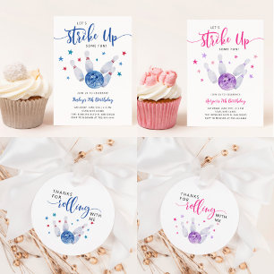 Bowling Girl Birthday Party   Strike Up Some Fun Invitation