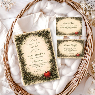 Woodland Apple Forest Diapper Raffle Enclosure Card