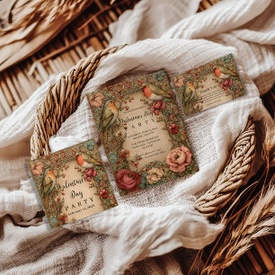 Songbirds & Roses Valentine Party Invitation