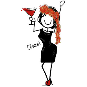 White Christmas Funny Sisterhood Christmas Card