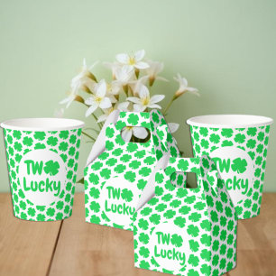 Two Lucky St Patrick's Day 2nd Birthday Invitation