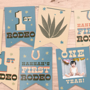 First Birthday Rodeo Invitations