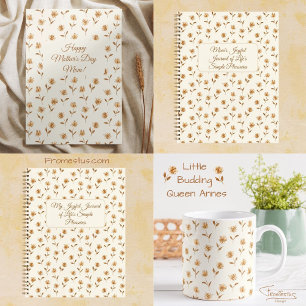 Little Budding Queen Annes - cottage core pattern. Coffee Mug